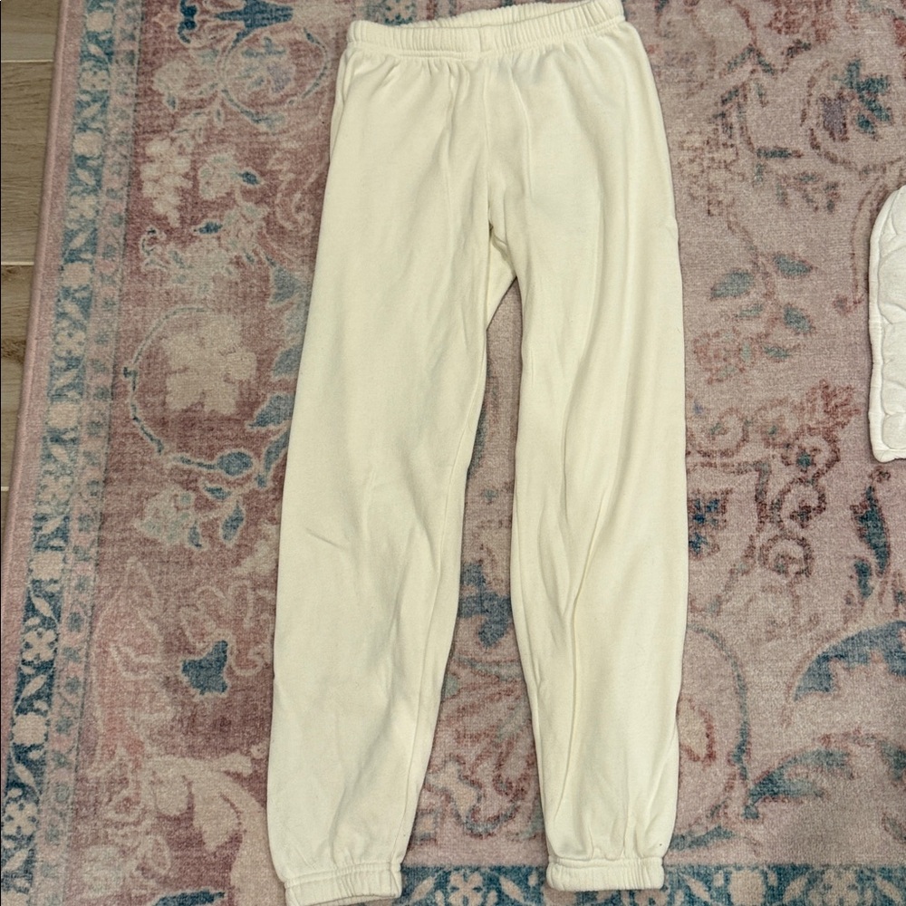 KatieJ NYC cream girls pants